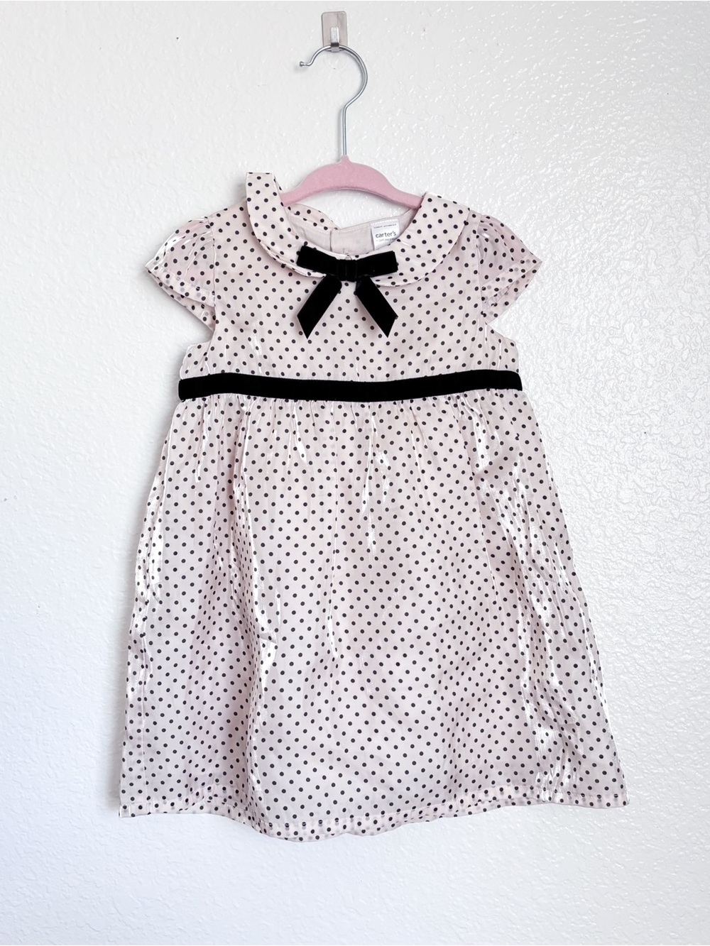 Carter's Polka Dot Bow-Trim Kids Dress